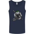 Royal Marine Bulldog Commando Soldier Mens Vest Tank Top Navy Blue