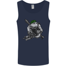 Royal Marine Bulldog Commando Soldier Mens Vest Tank Top Navy Blue