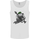 Royal Marine Bulldog Commando Soldier Mens Vest Tank Top White