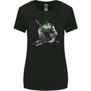 Royal Marine Bulldog Commando Soldier Womens Wider Cut T-Shirt Black