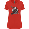 Royal Marine Bulldog Commando Soldier Womens Wider Cut T-Shirt Red
