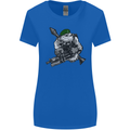 Royal Marine Bulldog Commando Soldier Womens Wider Cut T-Shirt Royal Blue