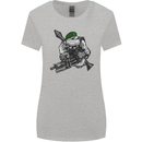 Royal Marine Bulldog Commando Soldier Womens Wider Cut T-Shirt Sports Grey