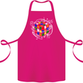 Rubix Cube Equation Funny Puzzle Enigma Cotton Apron 100% Organic Pink