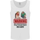Rugby May Start Talking About Funny Beer Mens Vest Tank Top White