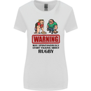 Rugby May Start Talking About Funny Beer Womens Wider Cut T-Shirt White