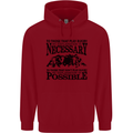 Rugby No Explanation Is Necessary Childrens Kids Hoodie Red
