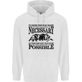 Rugby No Explanation Is Necessary Childrens Kids Hoodie White