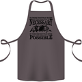 Rugby No Explanation Is Necessary Cotton Apron 100% Organic Dark Grey
