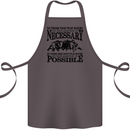 Rugby No Explanation Is Necessary Cotton Apron 100% Organic Dark Grey