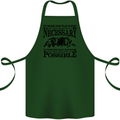 Rugby No Explanation Is Necessary Cotton Apron 100% Organic Forest Green