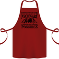 Rugby No Explanation Is Necessary Cotton Apron 100% Organic Maroon