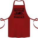 Rugby No Explanation Is Necessary Cotton Apron 100% Organic Maroon