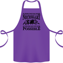 Rugby No Explanation Is Necessary Cotton Apron 100% Organic Purple