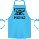 Rugby No Explanation Is Necessary Cotton Apron 100% Organic Turquoise