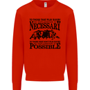 Rugby No Explanation Is Necessary Kids Sweatshirt Jumper Bright Red