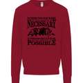 Rugby No Explanation Is Necessary Kids Sweatshirt Jumper Red