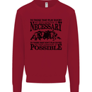 Rugby No Explanation Is Necessary Kids Sweatshirt Jumper Red