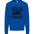Rugby No Explanation Is Necessary Kids Sweatshirt Jumper Royal Blue