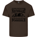 Rugby No Explanation Is Necessary Kids T-Shirt Childrens Chocolate