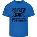Rugby No Explanation Is Necessary Kids T-Shirt Childrens Royal Blue