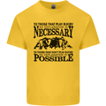 Rugby No Explanation Is Necessary Kids T-Shirt Childrens Yellow