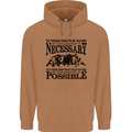 Rugby No Explanation Is Necessary Mens 80% Cotton Hoodie Caramel Latte