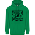 Rugby No Explanation Is Necessary Mens 80% Cotton Hoodie Irish Green