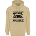 Rugby No Explanation Is Necessary Mens 80% Cotton Hoodie Sand