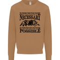 Rugby No Explanation Is Necessary Mens Sweatshirt Jumper Caramel Latte