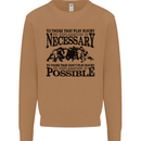 Rugby No Explanation Is Necessary Mens Sweatshirt Jumper Caramel Latte