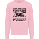 Rugby No Explanation Is Necessary Mens Sweatshirt Jumper Light Pink