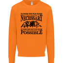 Rugby No Explanation Is Necessary Mens Sweatshirt Jumper Orange