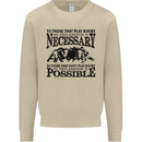 Rugby No Explanation Is Necessary Mens Sweatshirt Jumper Sand