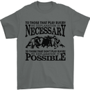 Rugby No Explanation Is Necessary Mens T-Shirt Cotton Gildan Charcoal