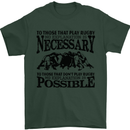 Rugby No Explanation Is Necessary Mens T-Shirt Cotton Gildan Forest Green