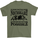Rugby No Explanation Is Necessary Mens T-Shirt Cotton Gildan Military Green