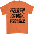 Rugby No Explanation Is Necessary Mens T-Shirt Cotton Gildan Orange