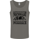 Rugby No Explanation Is Necessary Mens Vest Tank Top Charcoal