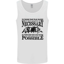 Rugby No Explanation Is Necessary Mens Vest Tank Top White