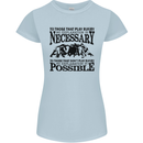 Rugby No Explanation Is Necessary Womens Petite Cut T-Shirt Light Blue