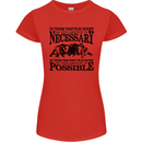 Rugby No Explanation Is Necessary Womens Petite Cut T-Shirt Red
