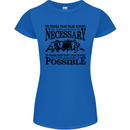 Rugby No Explanation Is Necessary Womens Petite Cut T-Shirt Royal Blue