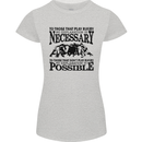 Rugby No Explanation Is Necessary Womens Petite Cut T-Shirt Sports Grey