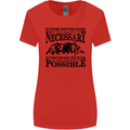 Rugby No Explanation Is Necessary Womens Wider Cut T-Shirt Red