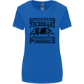 Rugby No Explanation Is Necessary Womens Wider Cut T-Shirt Royal Blue