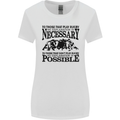 Rugby No Explanation Is Necessary Womens Wider Cut T-Shirt White