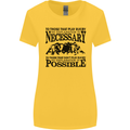 Rugby No Explanation Is Necessary Womens Wider Cut T-Shirt Yellow
