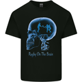 Rugby on the Brain Funny Union Player Kids T-Shirt Childrens Black