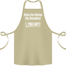 Rules for Dating My Daughter Father's Day Cotton Apron 100% Organic Khaki